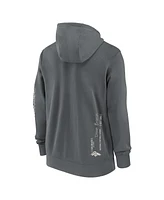 Nike Men's Gray Denver Broncos Statement Performance Full-Zip Hoodie Jacket