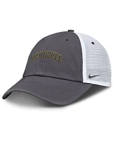 Nike Men's Gray Milwaukee Brewers Wordmark Club Adjustable Trucker Hat