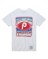 Mitchell & Ness Men's White Philadelphia Phillies Stateside Pastel T-Shirt