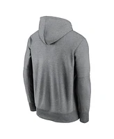 Nike Men's Heather Gray Baltimore Ravens Performance Fleece Pullover Hoodie