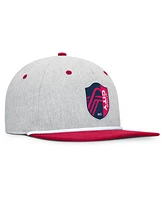 Fanatics Men's Heather Gray St. Louis City Sc Chip Golfer Snapback Hat