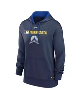 Nike Women's Navy Minnesota Twins Authentic Collection City Connect Performance Pullover Hoodie