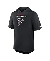 Nike Men's Black Atlanta Falcons Lockup Tri-Blend Hoodie T-Shirt
