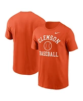 Nike Men's Orange Clemson Tigers Essential Baseball Arch T-Shirt