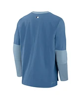 Nike Men's Blue Washington Nationals 2025 City Connect Authentic Collection Performance Player Sweatshirt