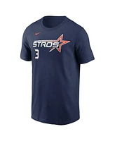 Nike Men's Jeremy Pena Navy Houston Astros 2025 City Connect Fuse Name Number T-Shirt