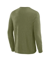 J. Palmer Men's Olive Green Bay Packers In-The-Pocket Long Sleeve T-Shirt