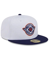 New Era Men's White/Navy Houston Astros 2025 City Connect Batting Practice 59FIFTY Fitted Hat