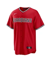Nike Men's Shane Bieber Red Cleveland Guardians Alternate Replica 2.0 Player Jersey