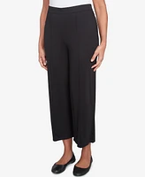 Alfred Dunner Petite Natural Instinct Flat Front Relaxed Ankle Pant