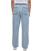 Dkny Jeans Women's High Rise Drawstring-Waist Cotton - RFN