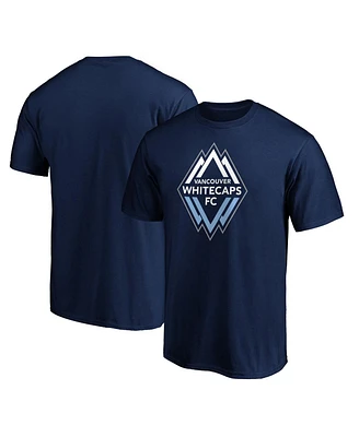 Fanatics Men's Navy Vancouver Whitecaps Fc Logo T-Shirt