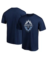 Fanatics Men's Navy Vancouver Whitecaps Fc Logo T-Shirt