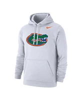 Nike Men's White Florida Gators Logo Club Pullover Hoodie
