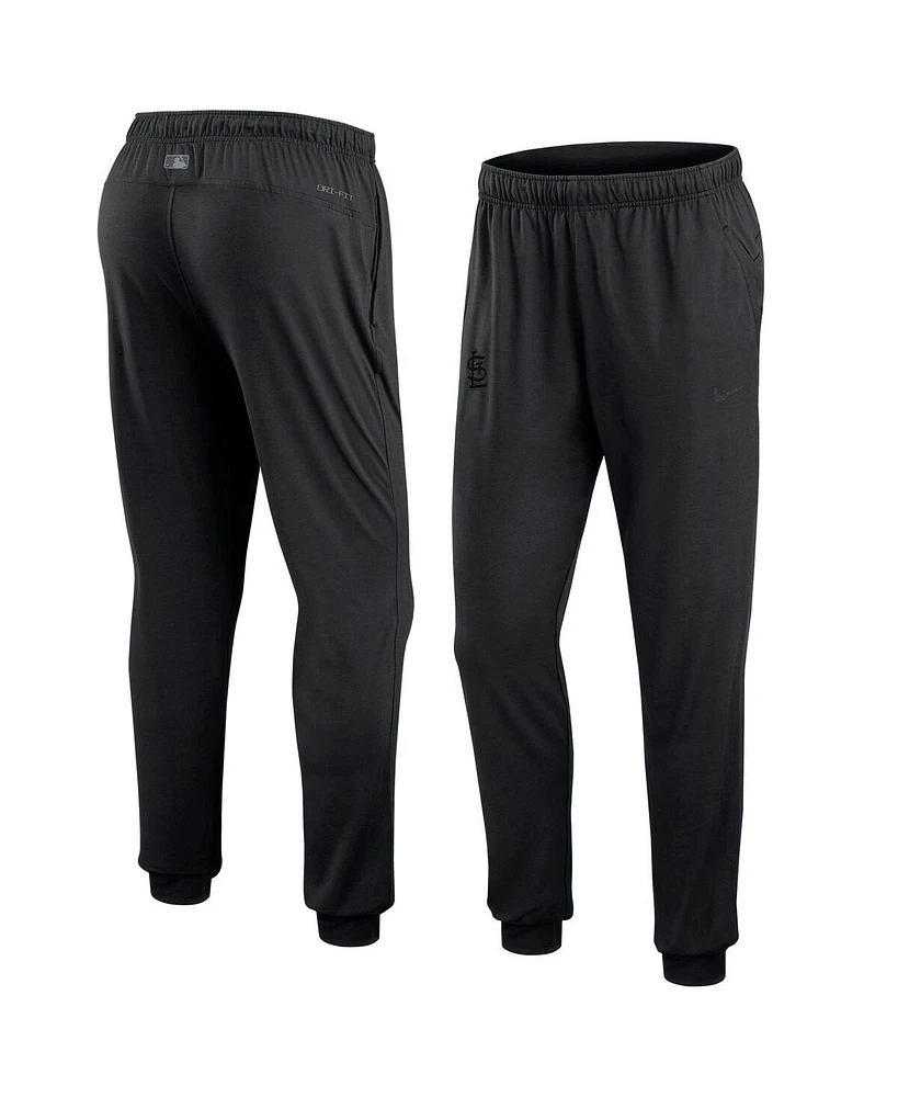 Nike Men's Black St. Louis Cardinals Big Tall Performance Travel Pants