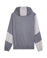Puma Men's Gray Ac Milan 2023/24 Pre-Match Full-Zip Hoodie Jacket