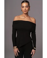 Jluxlabel Women's Sophie Off The Shoulder Top