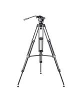 Blackmagic Design Blackmagic Design Pocket Cinema Camera 4K, Bundled with 3-Section Aluminum Video Tripod and Universal Tripod Dolly with Handle & Cas