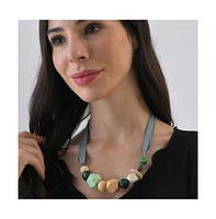 Sohi Women's Gold Plated Beaded Necklace