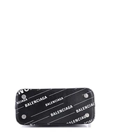 Pre-Owned Balenciaga Logo Ville Bag Leather