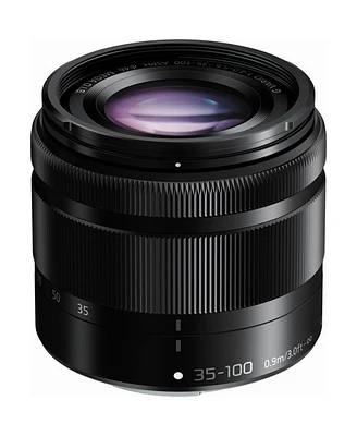 Panasonic Lumix G Vario 35-100mm f/4.0-5.6 Aspherical Lens for Micro Four Thirds, Black, Bundle with Bower 46mm Filter Kit, ProOptic 46mm Filter Kit,
