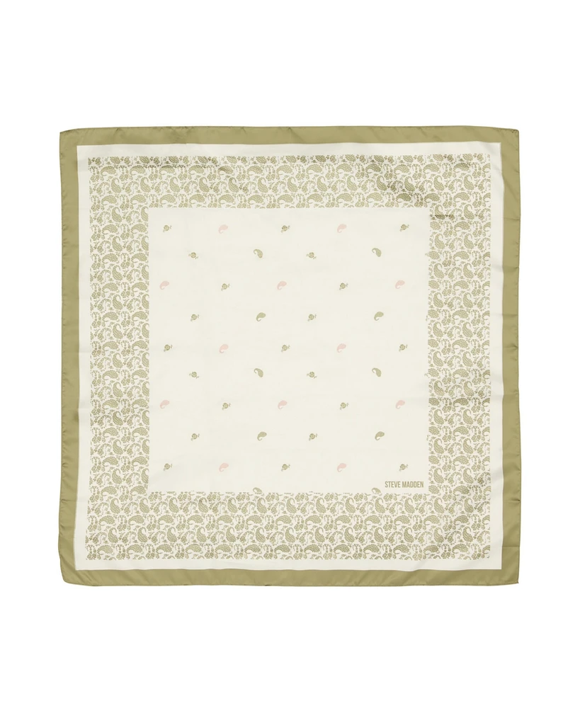 Steve Madden Nomadic Printed Bandana Square Scarf