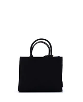 Pre-Owned Versace La Medusa Tote Studded Canvas
