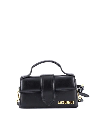 Pre-Owned Jacquemus Le Bambino Top Handle Flap Bag Leather