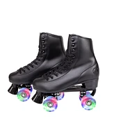 C7skates Vixen Quad Roller Skates (Black w Led
