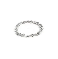 Sohi Women's Floral Stone Statement Bracelet