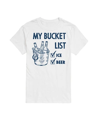 Airwaves Men's Bucket List Ice Beer Summer Short Sleeve T-Shirt