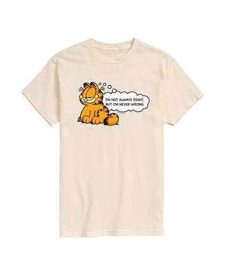 Airwaves Men's Garfield Always Right Short Sleeve T-Shirt