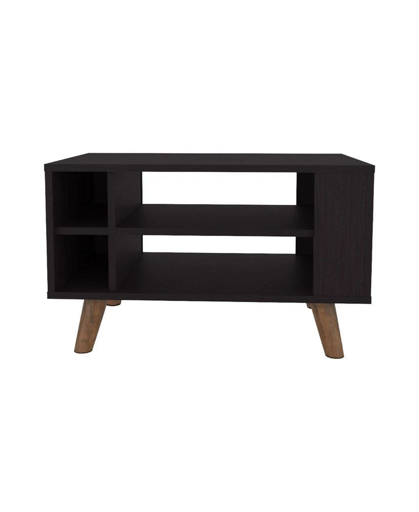 Bouse Coffee Table with Open Storage,Wengue