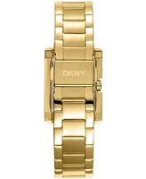 Dkny Women's Westside Midi Gold-Tone Stainless Steel Bracelet Watch