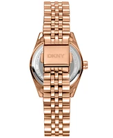 Dkny Women's Nolita Rose Gold-Tone Stainless Steel Bracelet Watch, 32mm