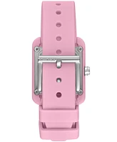 Dkny Women's City Sport Pink Silicone Strap Watch, 37mm