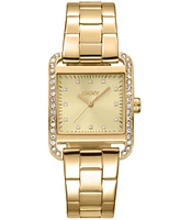 Dkny Women's City Glitz Gold-Tone Stainless Steel Bracelet Watch, 35mm