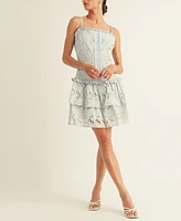 Arose Studio, Inc Women's Kaiya Eyelet Ruffled Tiered Dress