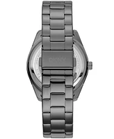 Dkny Men's Modernist Classics Gun Metal-Tone Stainless Steel Bracelet Watch, 40mm