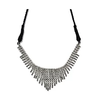 Sohi Women's Silver-Plated Statement Necklace