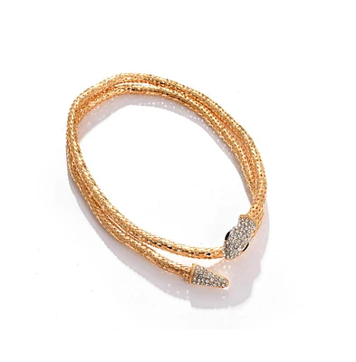 Sohi Women's Snakehead Statement Necklace