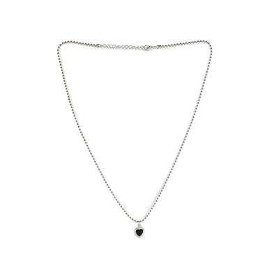 Sohi Women's Silver Plated Designer Necklace