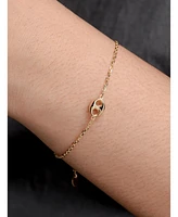 Devata Mariner Chain Bracelet in 14K Gold, 6.5 in adj to 7.5 in, approx. 2.7 grams.