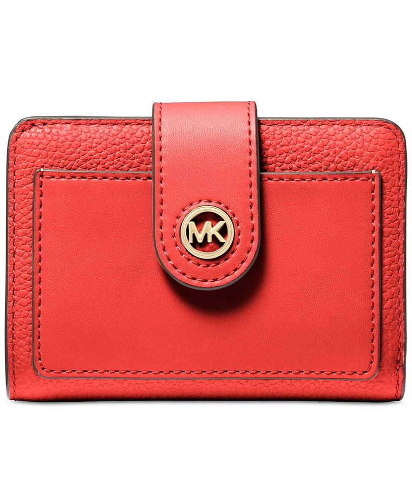 Michael Michael Kors Charm Small Tab Compact Pocket Wallet