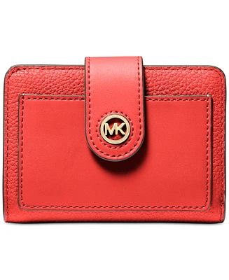 Michael Michael Kors Charm Small Tab Compact Pocket Wallet