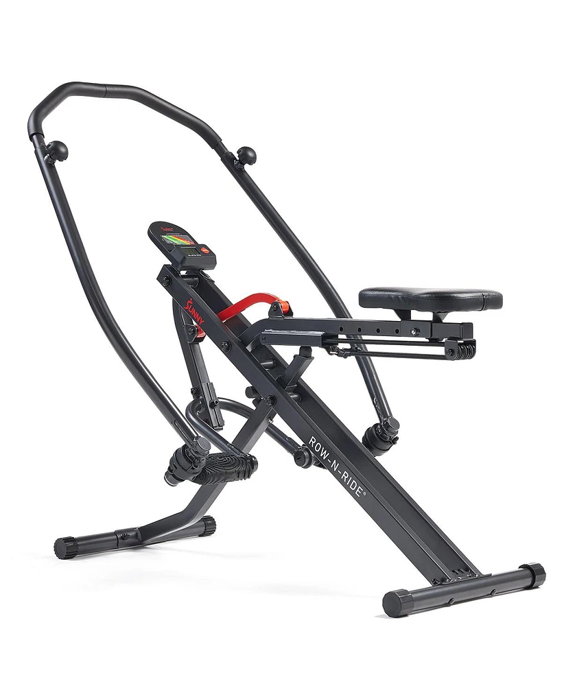 Sunny Health & Fitness Smart Full Motion Upright Row-n-Ride Squat Assist Trainer Machine