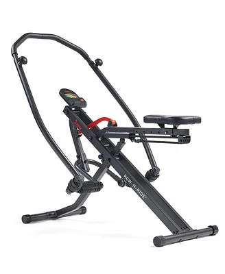 Sunny Health & Fitness Smart Full Motion Upright Row-n-Ride Squat Assist Trainer Machine