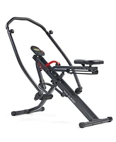 Sunny Health & Fitness Smart Full Motion Upright Row-n-Ride Squat Assist Trainer Machine