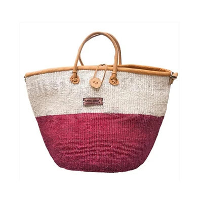 Life s Horizon Handmade Sisal Market Tote Basket