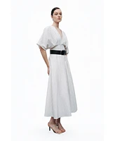 Nocturne Women's Belted Midi Dress